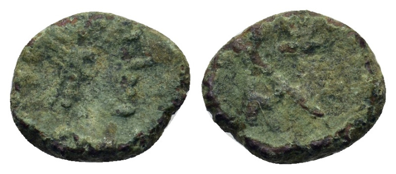 Anastasius I (491-518). Æ Nummus (8,1mm, 0.6g). Constantinople, AD 491-498. Diad...