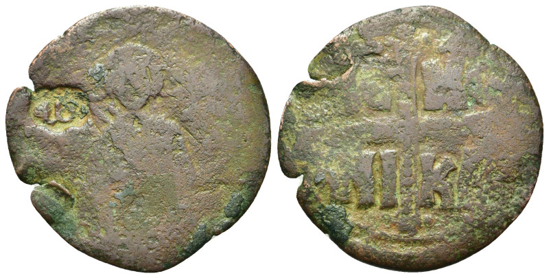 Anonymous, time of Michael IV, c. 1034-1041. Æ 40 Nummi (29,6mm, 5.95g). Constan...