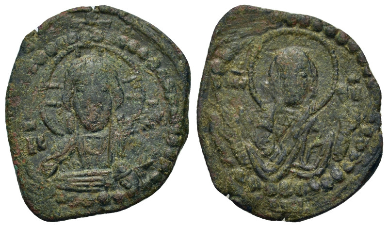 Anonymous FollIs. temp. Romanus IV, circa 1068-1071. Æ Follis (26mm, 7.27 g). Cl...