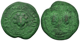 Islamic, Anatolia & al-Jazira (Post-Seljuk). Artuqids (Mardin). Najm al-Din Alpi. AH 547-572 / AD 1152-1176. Æ Dirhem (30,5mm, 11g). Unlisted (Mardin[...