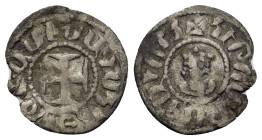 Armenia, Cilician Armenia. Hetoum II (1289-1305). BI Denier (16mm, 0.6g)
Crowned facing bust. R/ Short cross pattée. CCA 1575ff.