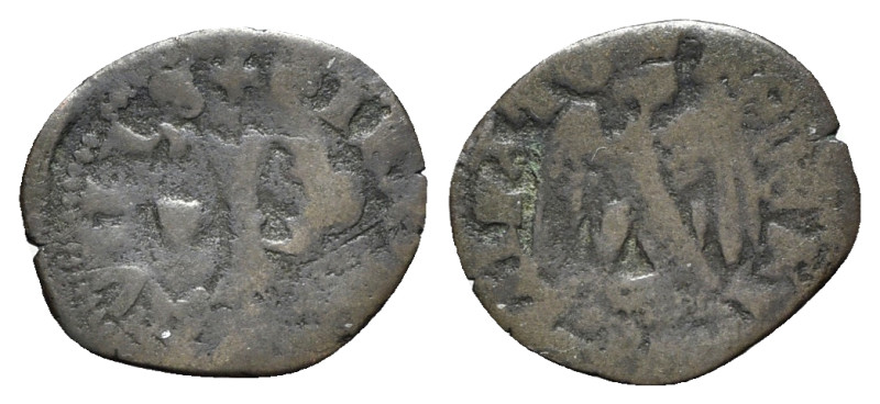 Italy, Pisa. Republic, 1350-1406. BI Denaro Picciolo (15mm, 0.47g). Large P. R/ ...