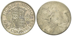 Great Britain. George VI (1936-1952). Uniface AR Half Crown 1939 (32mm, 12.67g). VF