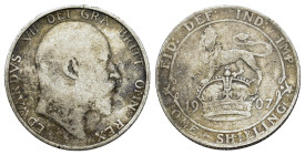 Great Britain. Edward VII (1901-1910). 1 Shilling 1907 (23.5mm, 5.52g). KM 800.