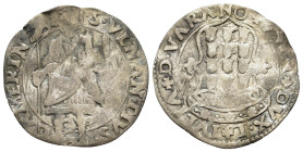 Italy. Camerino. Giulia Varano (Duchessa, 1527-1534). AR Grosso (22,5mm, 1.5g). CNI 34.