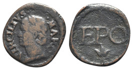 Italy, Mantova. Anonymous attributed to Federico II Gonzaga (1519-1540). Æ Quattrino (17mm, 2.27g, 11h). Laureate bust of Virgil l. R/ EPO; flower bel...
