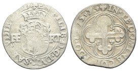 Italy, Savoia. Emanuele Filiberto Duca (1559-1580). AR Bianco 1575 (26mm, 4.17g, 6h). MIR 520ab. Good Fine - near VF