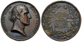 Austria. Andreas Liber (Baron of Stifft, 1760-1836). Æ Medal (61,4 mm, 75,5g) 1834. For the 50th anniversary of the graduation of Andreas Liber, perso...