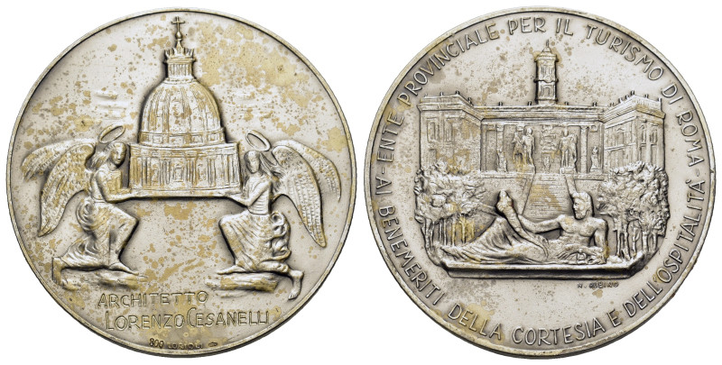 Italy. Ente Provinciale per il turismo di Roma. AR Medal (50,3mm, 71g).