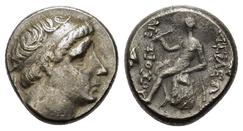 Seleukid King, Antiochos I Soter (281-261 BC). Replica of AR Drachm (15mm, 4.30g...