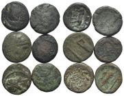 Lot of 6 Greek Æ coins, to be catalog. Lot sold as is, no return