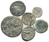 Lot of 6 Greek Æ and AR coins, to be catalog. Lot sold as is, no return