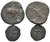 Lot of 2 Oriental Greek Æ coins, to be catalog. Lot sold as is, no return