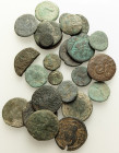 Lot of 24 Roman Provincial Æ coins, to be catalog. Lot sold as is, no return