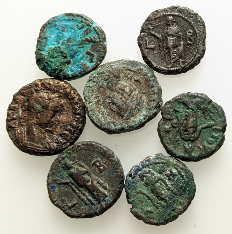 Lot of 7 Roman Provincial Æ coins (Egypt, Alexandria), to be catalog. Lot sold a...