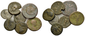 Lot of 7 Æ Roman Provincial coins, to be catalog. Lot sold as is, no return.