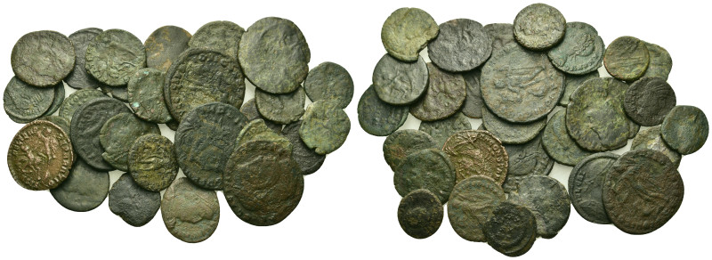 Lot of 30 Roman Imperial Æ coins, to be catalog. Lot sold as is, no return.