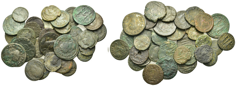 Lot of 30 Roman Imperial Æ coins, to be catalog. Lot sold as is, no return.