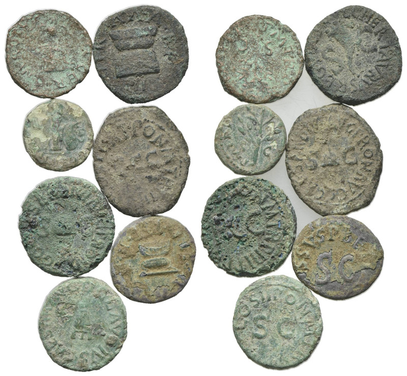 Lot of 7 Roman Imperial Æ Quadrantes, to be catalog. Lot sold as is, no return