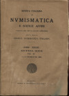 AA.VV. - Rivista italiana di numismatica. 1920, I e II trimestre. Ril ed sciupata, interno buono stato, ottimi articoli di num. greca, romana, tessere...