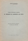 BERNAREGGI E. - Il Tremisse di Ariperto con Iffo. Problemi di numismaitca longobarda. Milano, 1965. Pp. 105 – 117, ill nel testo. ril. ed buono stato,...