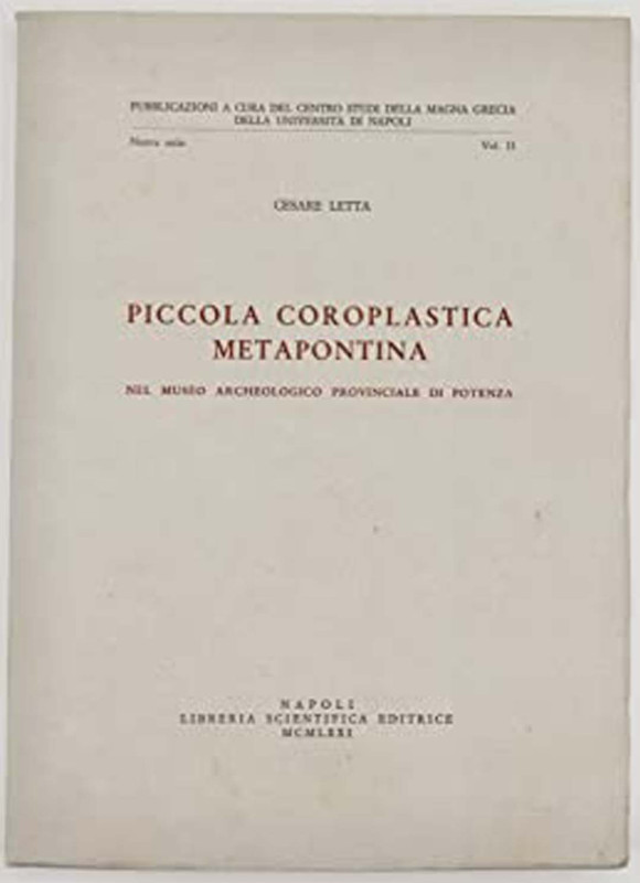 LETTA C. – Piccola coroplastica metapontina nel Museo Archeologico provinciale d...