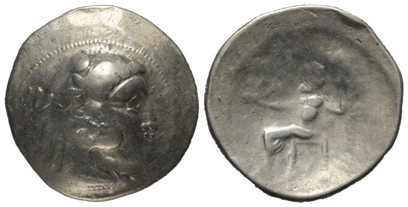 Ostkelten. Philippos III - Typen.

 Tetradrachme (Silber).
Vs: Kopf des jugen...