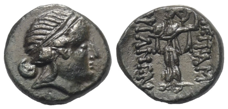 Thrakien. Mesembria.

 Bronze. 3. Jhdt. v. Chr.
Vs: Kopf des Apollon mit Diad...