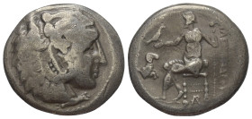Königreich Makedonien. Alexander III. der Große (336 - 323 v. Chr.).

 Tetradrachme (Silber). Um 300 v. Chr. Ungesicherte levantinische Münzstätte....