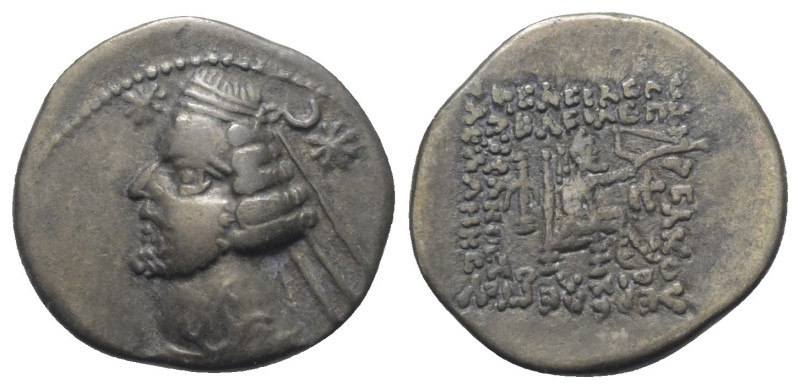 Arsakidisches Königreich Parthien. Orodes II. (57 - 38 v. Chr.).

 Drachme (Si...