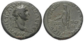 Thrakien. Perinthos. Traianus (98 - 117 n. Chr.).

 Bronze. 98 - 102 n. Chr.
Prägung für Divus Nerva.

Vs: Büste des Traian mit Lorbeerkranz rech...