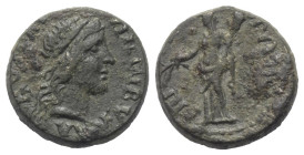 Aiolis. Kyme. Pseudo-autonome Prägung.

 Bronze. 2. Jhdt. n. Chr. (Zeit des Hadrianus und des Antoninus Pius).
Vs: Büster der Sybille von Kyme rech...