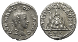 Kappadokien. Kaisareia (Caesarea). Gordianus III. (238 - 244 n. Chr.).

 Drachme (Silber). 241 / 242 n. Chr. (Jahr 4).
Vs: Büste mit Lorbeerkranz r...