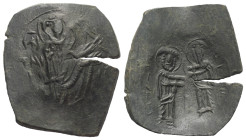 Lateinisches Kaiserreich (1204 - 1261 n. Chr.).

 Aspron Trachy (Billon). Constantinopolis.
Vs: Maria Orans (Hagiosoritissa) mit Pallium, Nimbus un...