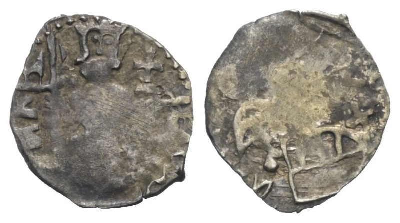 Walachei - Fürstentum. Mihail I. (1418 - 1420).

 Ducat (Silber).
Vs: IW [M] ...