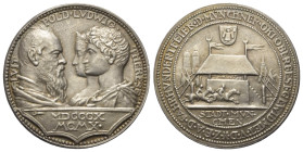 Deutschland. Bayern.

 Medaille (Silber). 1910.
München, Stadt.

Auf das 100-jährige Jubiläum des Oktoberfestes. 

Vs: Die Büsten von Luitpold,...