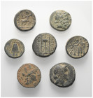 Griechische Münzen - Lots.


Unter anderem: Alexander III. (Königreich Makedonien) / Aitolischer Bund (Aitolien) / Amorium Phrygien.

Lot (7 Stüc...