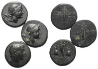 Griechische Münzen - Lots.


Amisos (Pontos).

Lot (3 Stück): Bronze; ca. 2. - 1. Jhdt. v. Chr.

Sehr schön - fast sehr schön.

Verkauft wie ...