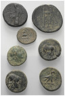Griechische Münzen - Lots.


Unter anderem: Kyzikos / Pergamon (Mysien) / Amorium (Phrygien).

Lot (7 Stück): Bronze; ca. 4. - 1. Jhdt. v. Chr.
...