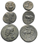 Griechische Münzen - Lots.


Isinda / Selge (Pisidien) / Seleukos I. (Königreich der Seleukiden).

Lot (3 Stück): Bronze, ca. 4. - 1. Jhdt. v. Ch...