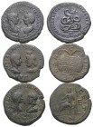 Provinzialrömische Münzen - Lots.


Moesia Inferior.

Lot (3 Stück): Bronze; 2. - 3. Jhdt. n. Chr.

Sehr schön - fast sehr schön.

Verkauft w...