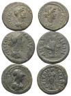 Provinzialrömische Münzen - Lots.


Lydien / Phrygien.

Lot (3 Stück): Bronze; 1. - 2. Jhdt. n. Chr.

Sehr schön - fast sehr schön.

Verkauft...