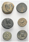 Provinzialrömische Münzen - Lots.


Unter anderem: Phrygien / Pisidien / Ägypten.

Lot (6 Stück): Bronze; 1. - 2. Jhdt. n. Chr.

Sehr schön - f...