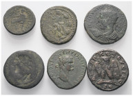 Provinzialrömische Münzen - Lots.


Unter anderem: Seleukis und Pierien.

Lot (6 Stück): Bronze; 1. - 3. Jhdt. n. Chr.

Sehr schön - fast sehr ...