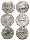Römische Münzen - Lots. Republik.


Lot (3 Stück, Silber): Denare aus dem 1. Jh. v. Chr.

Sehr schön.

Verkauft wie besehen, keine Rückgabe / S...