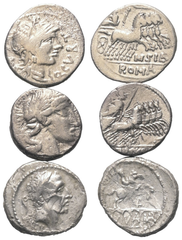 Römische Münzen - Lots. Republik.


Lot (3 Stück, Silber): Denare aus dem 1. ...