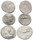Römische Münzen - Lots. Republik.


Lot (3 Stück, Silber): Denare aus dem 1. Jh. v. Chr.

Sehr schön.

Verkauft wie besehen, keine Rückgabe / S...