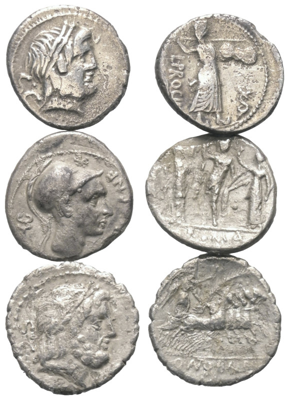 Römische Münzen - Lots. Republik.


Lot (3 Stück, Silber): Denare aus dem 1. ...