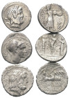 Römische Münzen - Lots. Republik.


Lot (3 Stück, Silber): Denare aus dem 1. Jh. v. Chr.

Sehr schön.

Verkauft wie besehen, keine Rückgabe / S...