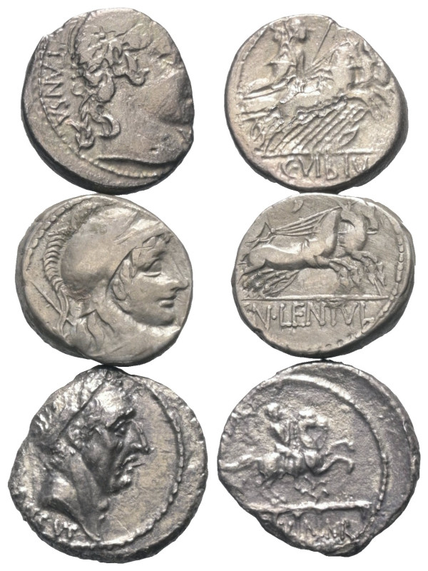 Römische Münzen - Lots. Republik.


Lot (3 Stück, Silber): Denare aus dem 1. ...